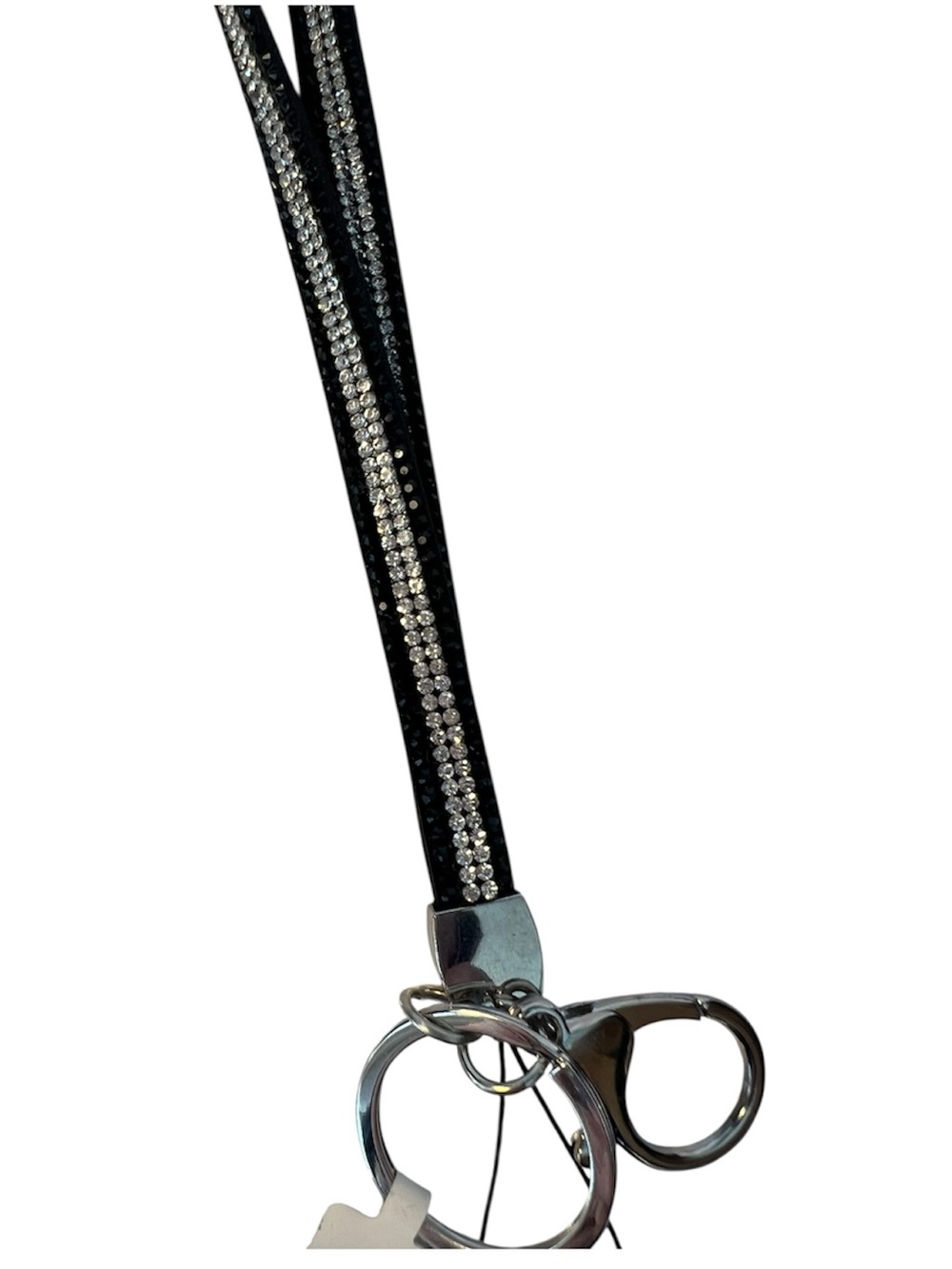 Two Black Sparkling Rhinestone Lanyards Key & Card Holders. New with tags. - Picture 3 of 5
